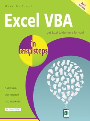 cover image of Excel VBA in easy steps